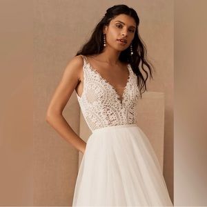 Bhldn Waters Odelia Lace Bodysuit